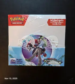 Pokemon TCG: Journey Together ENHANCED Factory Sealed Booster Box + Topper - Image 1