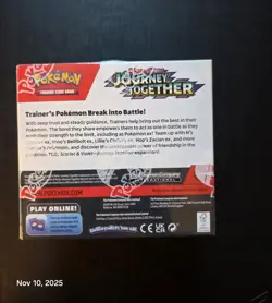 Pokemon TCG: Journey Together ENHANCED Factory Sealed Booster Box + Topper - Image 3