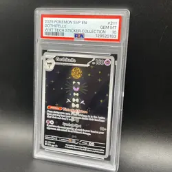 2025 POKEMON WHITE FLARE TECH STICKER COLLECTION GOTHITELLE PSA 10 Shark Bait $1 - Image 4