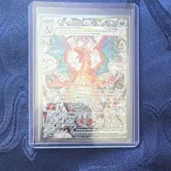 Pokemon TCG Charizard ex Special Illustration Rare Full Art Holo SV03 223/197 - Image 1
