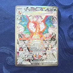 Pokemon TCG Charizard ex Special Illustration Rare Full Art Holo SV03 223/197 - Image 2