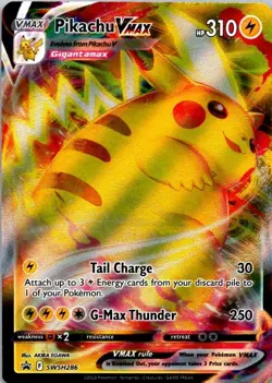 Pikachu Vmax - SWSH286 Black Star Promo Pokemon TCG NM (SKU 1-1) - Image 1