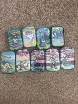 Empty Pokemon mini Tin lot - Image 1