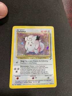 Wigglytuff Clefairy Magneton Holo Pokemon Base 2 HP Dam Read Description - Image 3