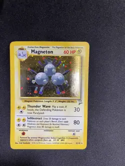 Wigglytuff Clefairy Magneton Holo Pokemon Base 2 HP Dam Read Description - Image 4