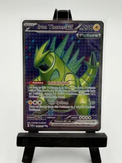 Pokemon Iron Thorns ex 196/167 Twilight Masquerade Ultra Rare Holo - Image 1