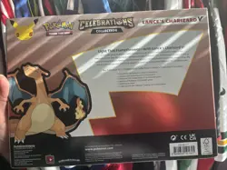 Pokemon TCG: Celebrations Collection Box [Lance's Charizard V Oversize] (2021) 820650809392 - Image 2