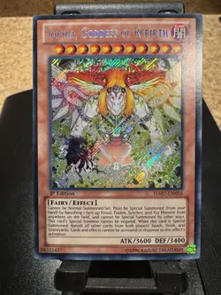 YuGiOh! Sophia, Goddess Of Rebirth HA07-EN055 1st Edition LP - Image 1