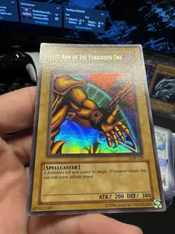 Left Arm of the Forbidden One LOB-123 The Legend of Blue Eyes White Dragon - Image 2