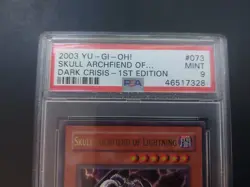 Yugioh - Skull Archfiend DCR-073 Ultra Rare 1st Edition PSA 9 - Image 2