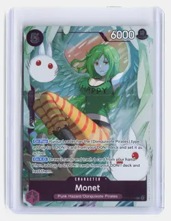 Monet One Piece The Azure Sea's Seven #OP14-074 Alt Art - Dash Pack - Image 1