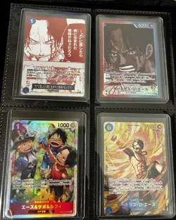 One Piece Card Game - Portgas D. Ace Bundle | Alt Art Leader/SEC/Promo/SR (JP) - Image 1