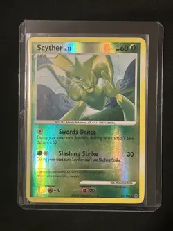 Pokemon TCG Scyther Stormfront 49/100 Reverse Holo Uncommon Card - Image 1