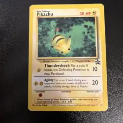 Pokemon Card Black Star Promo Pikachu 27 WOTC - Image 1
