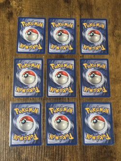 All Uncommon - Base Set Pokemon 9-Card Lot 1999 WOTC Vintage [LP] - Image 2