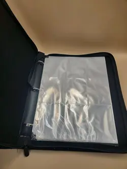 High Grade Trading Card Binder 900 Pockets Deluxe 9-Pocket Zipper 3 rings binder - Image 3