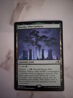 Magic the Gathering Boseiju Who Endures Card NM Condition - Image 1