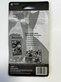 Naruto * Invasion, CCG Sealed Blister Pack, 10 packs with 10 cards in each. - Image 3
