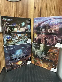 Magic The Gathering Final Fantasy Set Of 4 New Sealed USA SELLER - Image 1