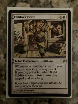 MTG Militia's Pride Lorwyn 030/301 Regular Rare - Image 1