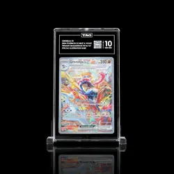 Pokemon 2024 Greninja ex 214/167 SIR Twilight Masquerade GEM MINT TAG 10 - Image 3
