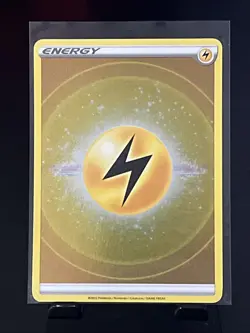 Pokemon TCG Lightning Energy 155/159 Textured Reverse Holo Crown Zenith - Image 1