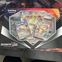 Pokemon TCG MEOWTH VMAX Special Collection Factory Sealed Box NEW - Image 1