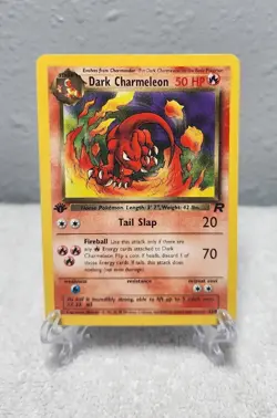 DARK CHARMELEON DUNKLES GLUTEXO Pokemon 1st Edition Team Rocket 32/82 German - Image 1