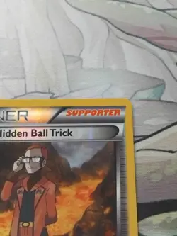 Maxie's Hidden Ball Trick 133/160 Primal Clash Reverse Holo Pokemon Card LP - Image 3