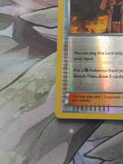 Maxie's Hidden Ball Trick 133/160 Primal Clash Reverse Holo Pokemon Card LP - Image 4