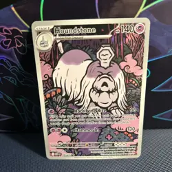 Pokemon TCG - Houndstone Illustration Rare - Mega Evolution 145/132 - Near Mint - Image 1
