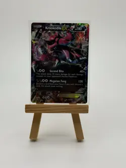 Pokemon 2014 Krookodile TCG EX XY25 XY Promo Holo Black Star - Image 1