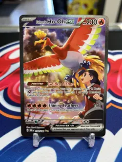 Pokemon TCG Ethan's Ho-Oh EX Sir 230/182 Destined Rivals - Image 1