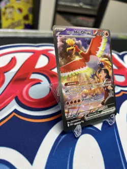 Pokemon TCG Ethan's Ho-Oh EX Sir 230/182 Destined Rivals - Image 2