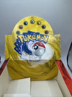 PORTUGUESE Pokemon TCG Base Set Unlimited EMPTY Booster Box Display - Image 3