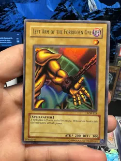 Left Arm of the Forbidden One LOB-123 The Legend of Blue Eyes White Dragon - Image 1