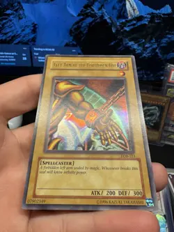 Left Arm of the Forbidden One LOB-123 The Legend of Blue Eyes White Dragon - Image 2