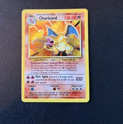 Pokemon TCG Charizard Base Set Holo Unlimited Rare Card 4/102 WOTC 1999 - Image 4