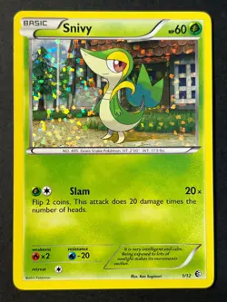 Snivy 1/12 Mcdonalds Promo 2011 Holo Pokemon Card Near Mint - Image 1