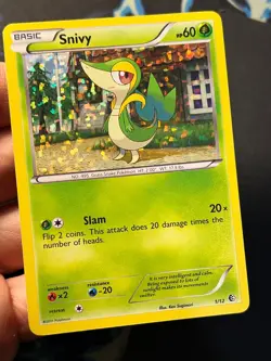 Snivy 1/12 Mcdonalds Promo 2011 Holo Pokemon Card Near Mint - Image 3