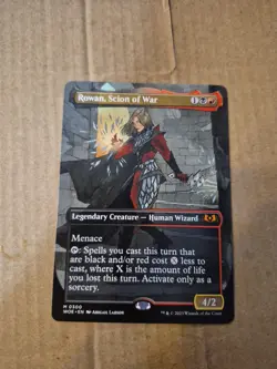 Rowan, Scion of War (Borderless) Wilds of Eldraine Regular - Image 1