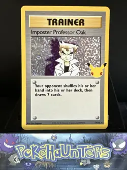 Pokemon Card Imposter Professor Oak 73/102 Celebrations 25th Anniversary NM - Image 1