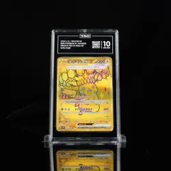 TAG 10 GEM MINT JAPANESE POKEMON 2024 PIKACHU ex 236/187 TERASTAL FESTIVAL SV8a - Image 1