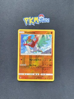 Pokemon TCG Hawlucha Forbidden light 70/131 Reverse Holo LP. - Image 1