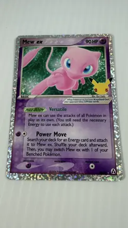 Mew ex 88/92 Celebrations Classic Collection Pokemon Card - Near Mint - Image 1