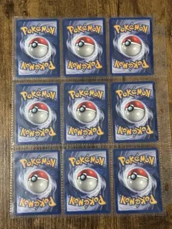 Base Set Shadowless Pokemon 9-Card Lot 1999 WOTC Vintage [LP] - Image 2