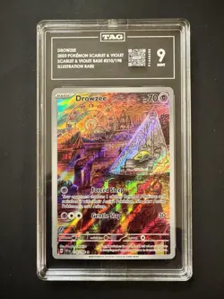 Drowzee 210/198 Pokemon Scarlet & Violet Base IR TAG 9 - Image 1