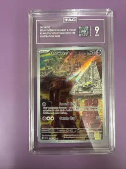 Drowzee 210/198 Pokemon Scarlet & Violet Base IR TAG 9 - Image 4