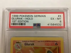 Pokemon 1st Edition German CHARIZARD (GLURAK) Holo PSA 6 (4532) Graded Power - Image 3