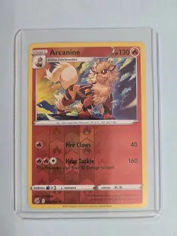 2021 Arcanine 33/264 - Reverse Holo Rare - Fusion Strike - NM Pokemon TCG - Image 2